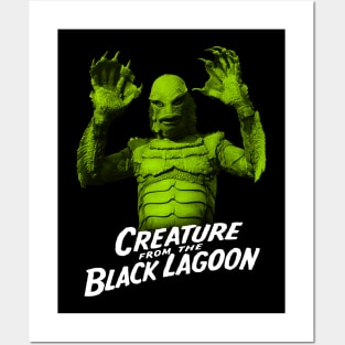 Creature from the Black lagoon Gill-man w/text 2.0 Posters and Art